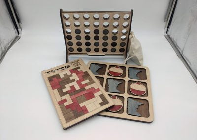 Wooden Board Game Set